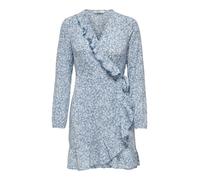 ONLY Robe 'Carly' bleu clair / blanc, Taille 42