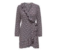 ONLY Robe 'Carly' rose / rose ancienne / noir / blanc perle, Taille 34