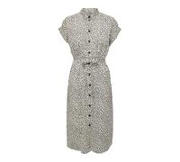 ONLY Robe-chemise 'Hannover' noir / blanc, Taille 38