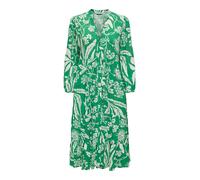 ONLY Robe-chemise 'MILANA' vert / blanc cassé, Taille 32