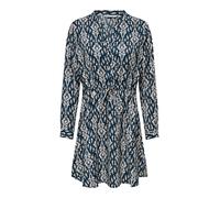 ONLY Robe-chemise 'ONLCORY' bleu foncé / blanc, Taille 32
