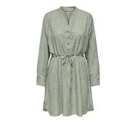 ONLY Robe-chemise 'ONLCory' crème / olive, Taille 38