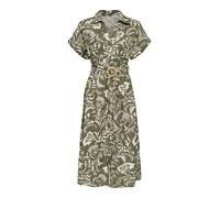 ONLY Robe-chemise 'ONLJakiri' olive / blanc cassé, Taille 34