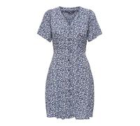 ONLY Robe Courte Onlevida pour Femme, Bleu Nuit, M