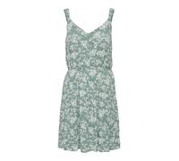 ONLY Robe d’été 'KARMEN' émeraude / blanc, Taille 42