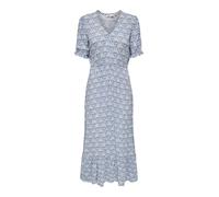 ONLY Robe d’été 'ONLChianti' bleu-gris / blanc, Taille 38
