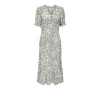 ONLY Robe d’été 'ONLCHIANTI' crème / émeraude, Taille 36