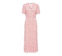 ONLY Robe d’été 'ONLChianti' vert clair / grenadine / blanc, Taille 36