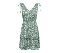 ONLY Robe d’été 'ONLFERNANDA' vert / blanc, Taille 40