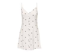 ONLY Robe d’été 'ONLLisa-Tuta' noir / blanc naturel, Taille 34