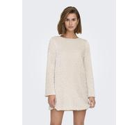 ONLY Robe de cocktail 'ANIKA' beige clair / noir, Taille 42