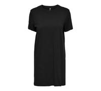 ONLY Robe en Jersey à Manches Courtes, Noir, M