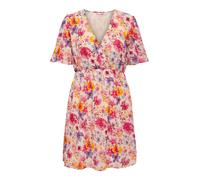 ONLY Robe 'Fia' violet foncé / mandarine / rose / rosé, Taille 34