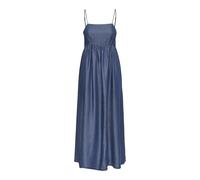Only Robe Longue à ficelles Onlpema pour Femme, Bleu Denim foncé, Taille M