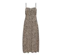 ONLY Robe midi OnLNELLY pour Femme, Marron Rice, S