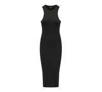 ONLY Robe Moulante midi côtelée sans Manches pour Femme, Couleurs:Noir, Taille:S