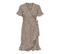ONLY Robe 'OLIVIA' beige foncé / noir, Taille 32