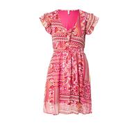 ONLY Robe 'ONLASTA' orange / fuchsia / rose foncé / blanc, Taille 32