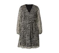 ONLY Robe 'ONLCera' crème / gris foncé / noir, Taille 34
