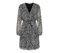 ONLY Robe 'ONLCERA' gris clair / noir, Taille 36