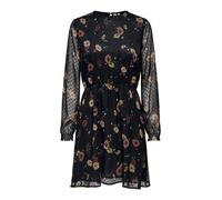 ONLY Robe 'ONLEliza' chamois / vert / bourgogne / noir, Taille 38