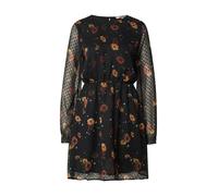 ONLY Robe 'ONLELLI' miel / olive / rouge cerise / noir, Taille 34