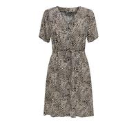 ONLY Robe 'ONLEvida' beige / marron / noir, Taille 36