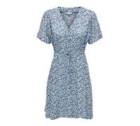 ONLY Robe 'ONLEvida' bleu clair / bleu foncé / blanc, Taille 34