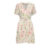 ONLY Robe 'ONLEvida' ivoire / pomme / rose / rouge, Taille 40