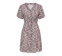 ONLY Robe 'ONLEvida' lie de vin / blanc, Taille 36