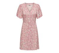 ONLY Robe 'ONLEVIDA' olive / rouge foncé / blanc, Taille 38