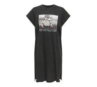 ONLY Robe 'ONLLUCY' gris clair / rose / noir, Taille 36