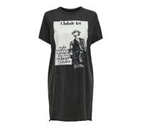 ONLY Robe 'ONLLUCY' gris / noir / blanc, Taille 44