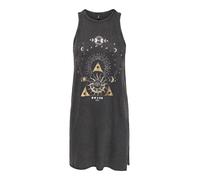 ONLY Robe 'ONLLUCY' or / noir chiné / blanc cassé, Taille 34