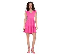 ONLY ONLMAY Cap Sleev FRIL Dress Box JRS Noos Robe, Rose Vif, L Femme