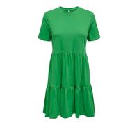 ONLY Onlmay Life S/S Peplum Dress Box JRS Robe en Jersey, Green Bee, XS Femme