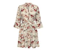 ONLY Robe 'ONLSINA' beige / crème / bourgogne, Taille 38