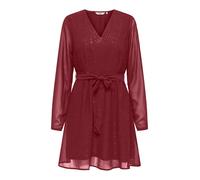 ONLY Robe 'ONLSTAR' lie de vin, Taille 34