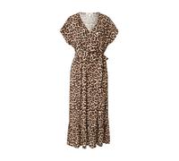 ONLY Robe 'ONLZILLA ADELE' beige / marron / noir, Taille 34