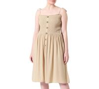 ONLY Onlannika S/L Smock Dress WVN Noos Robe d'été, Beige, 44 Femme