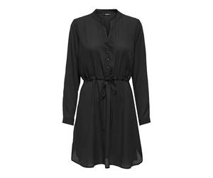 ONLY Robe-Tunique imprimée à Manches Longues pour Femmes, Couleurs:Noir, Taille:XS