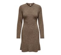 ONLY Robes en maille marron chiné, Taille XXL