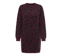 ONLY Robes en maille 'ONLJADE' lie de vin / noir, Taille XXL