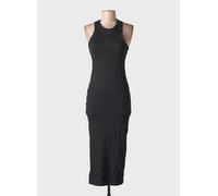 Only Robe moulante midi ONLBelfast côtelée sans manches Noir Taille S