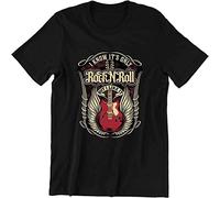 Only Rock'n'Roll I Know It's But I Like It T-Shirt Music Guitar Noise Solo T-Shirts à Manches Courtes(X-Large)