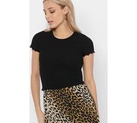 Only Ruffle Elegance T-shirt : Taille - L Taille : L