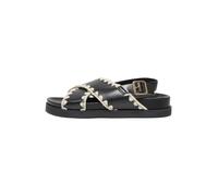 ONLY Sandales 'ONLMINNIE-20' noir / blanc, Taille 39