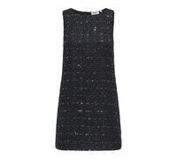 ONLY Sequin Dress TLR Onlicy S/L Robe à Paillettes avec Boucle, Noir, 38 Femmes