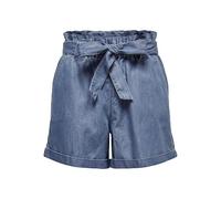 Only Short Bea Smilla – Taille haute, coupe ample, denim bleu moyen – Taille S
