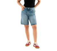 ONLY Onlmate Reg Baggy Long DNM Noos Short Taille Moyenne pour Un Usage Quotidien, Denim Bleu médium, L Femme